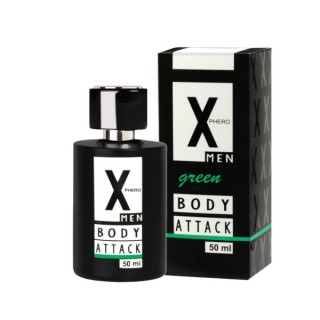 X-Phero Body Attack Green Perfume з феромонами для чоловіків 50 мл