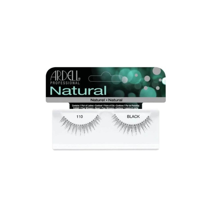 Ardell Natural Rzęsy na pasku /110/ Black 1 para