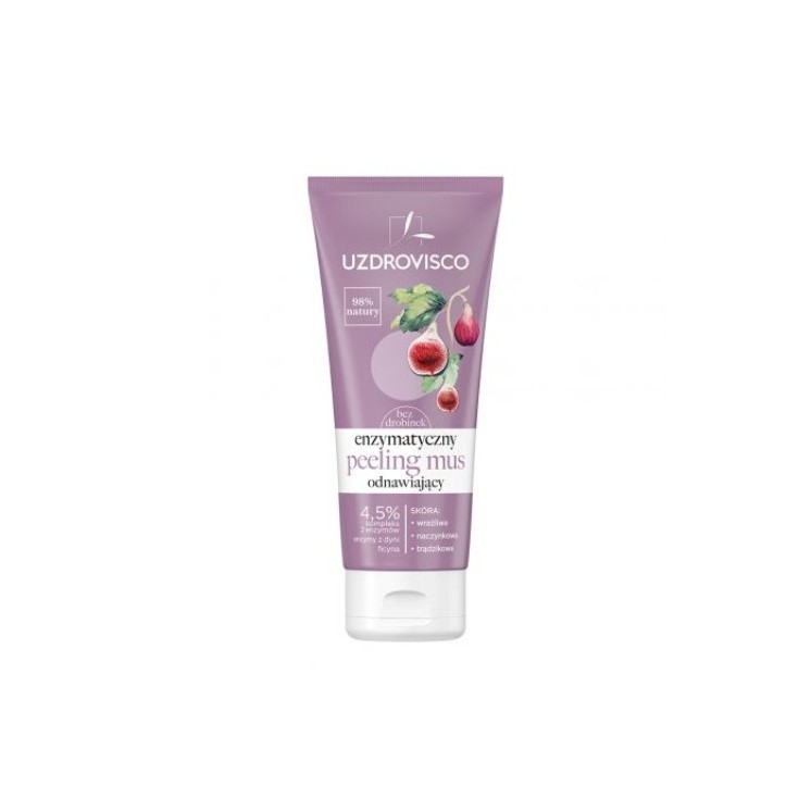 Uzdrovisco bezolejowy enzymatycnzy Peeling-mus do twarzy odnawiający 60 ml
