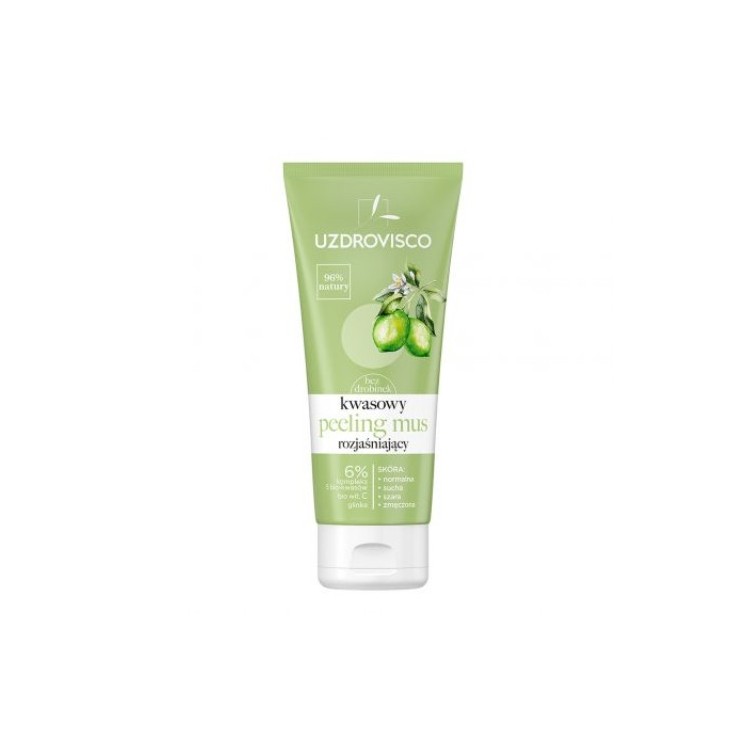 Uzdrovisco bezolejowy kwasowy Peeling-mus do twarzy rozjaśniający 60 ml
