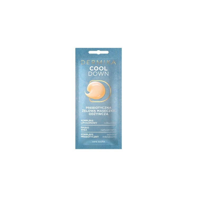 Dermika Cool Down Gel, präbiotische, nährende Gesichtsmaske 7 g