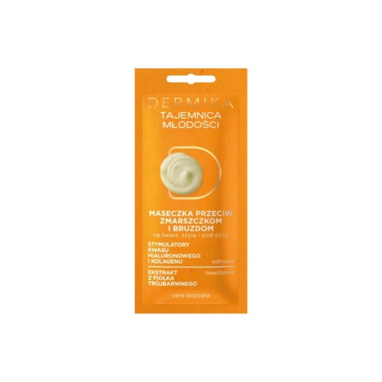 Dermika Tajemnica Młodości Face mask against wrinkles and wrinkles 7 g