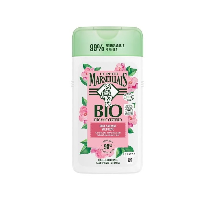 Le Petit Marseiliais Bio Żel pod prysznic Dzika róża 250 ml