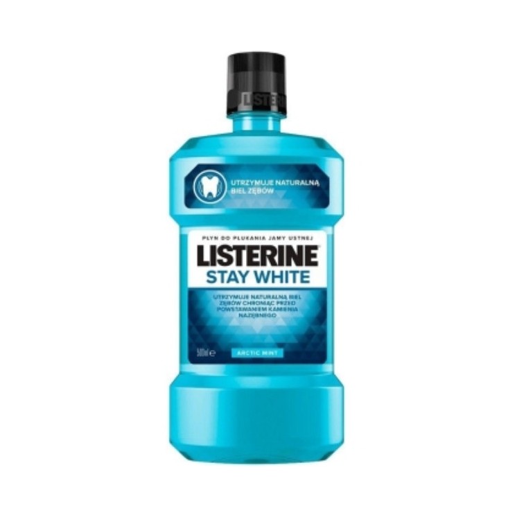 Listerine Płyn do płukania jamy ustnej Stay White 500 ml