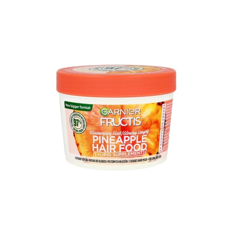 Garnier Fructis Hair Food Mask для довгого і тьмяного волосся Ананас 400 мл