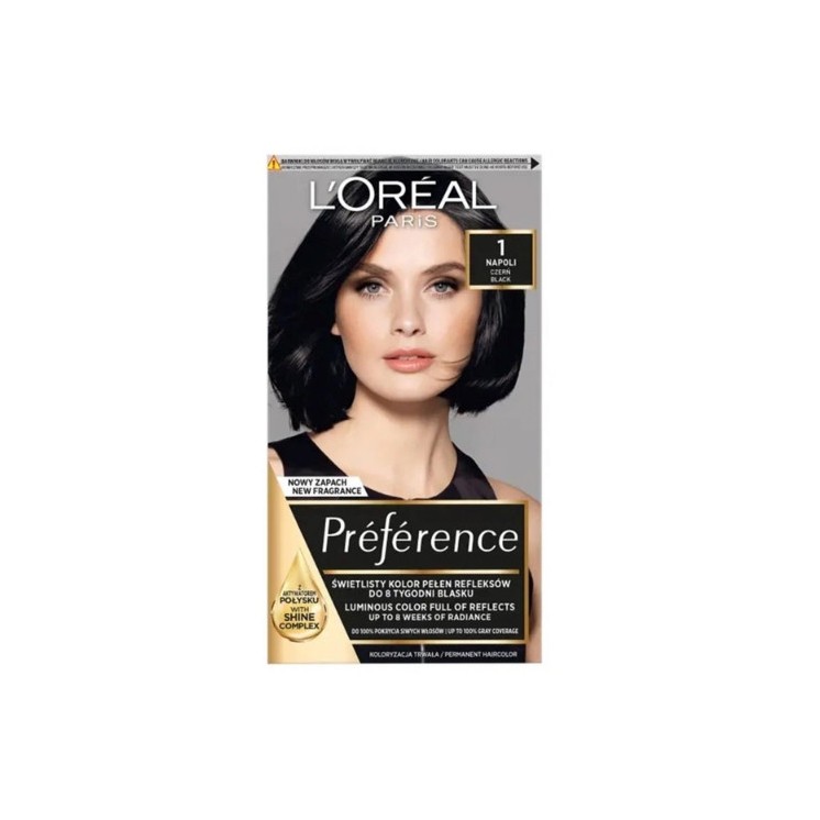 L'oreal Preference Farba do włosów /1/ Czerń