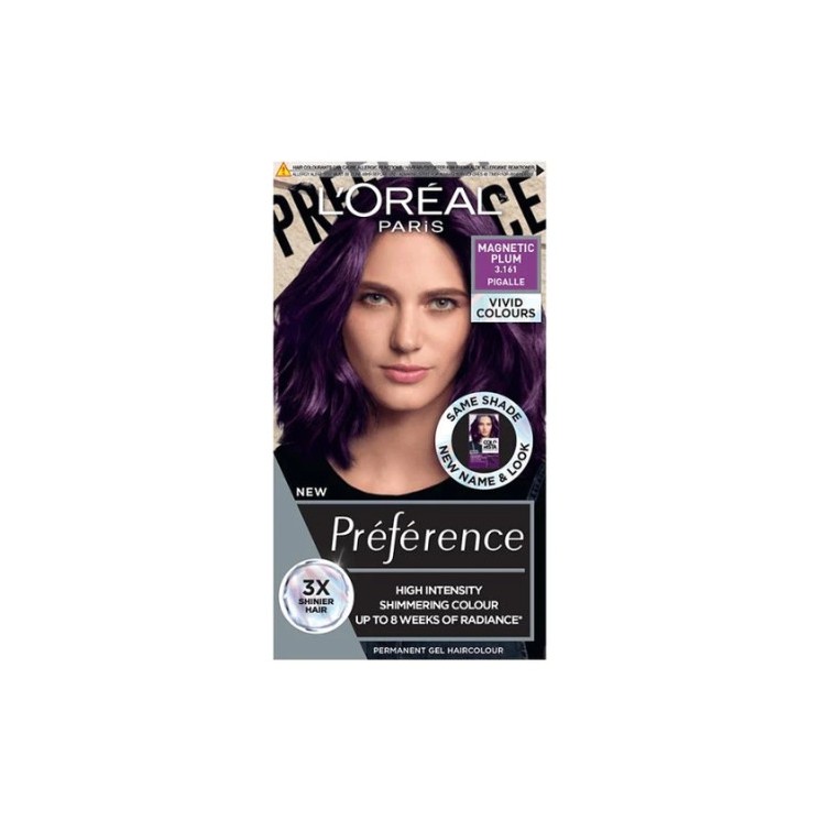 L'oreal Preference Vivid Colors Farba do włosów /3.161/ Magnetic Plum