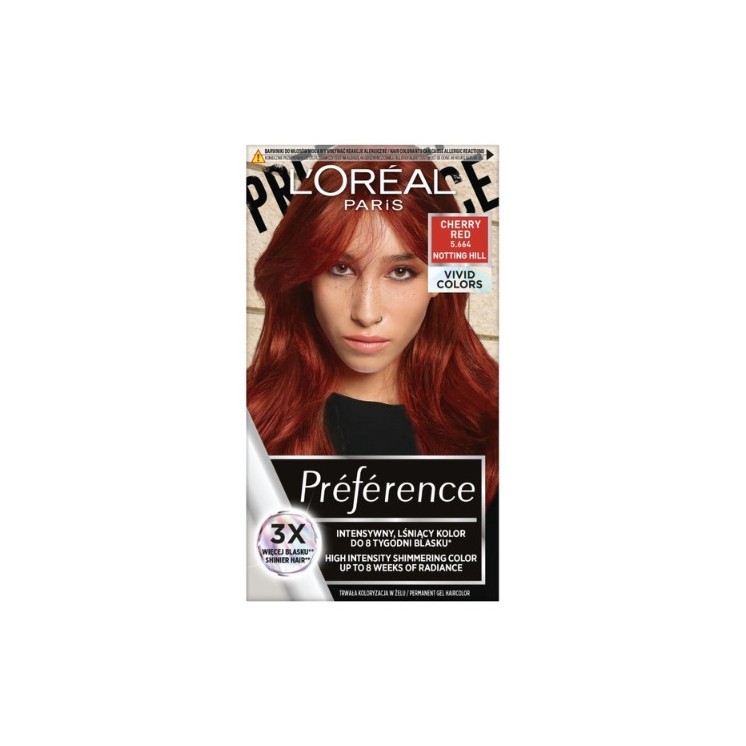 Фарба для волосся L'oreal Preference Vivid Colours / 5 / Cherry Red