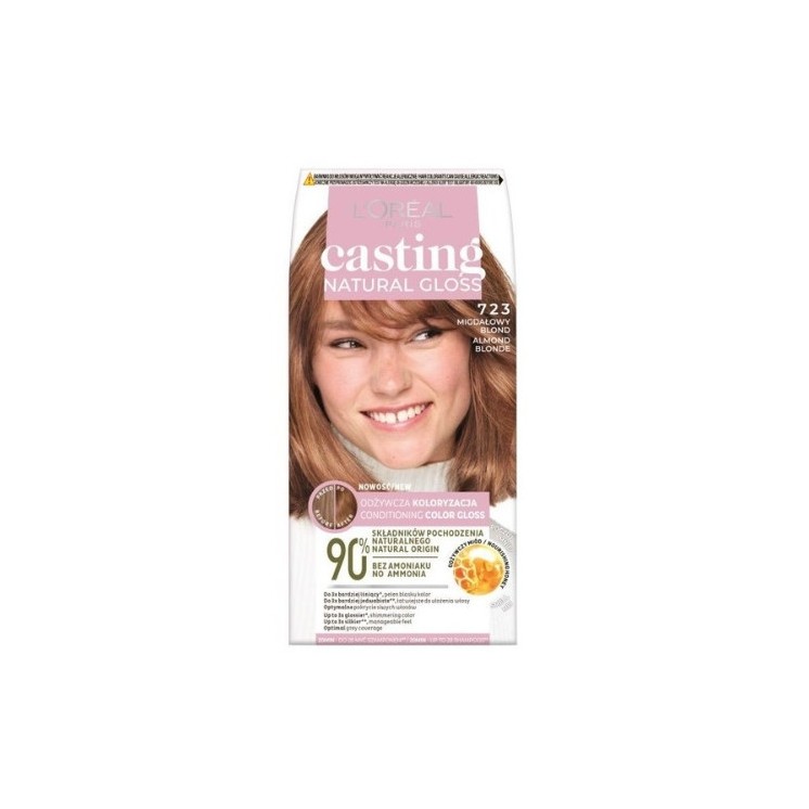L'oreal Casting Natural Gloss Farba do włosów /723/ Migdałowy Blond