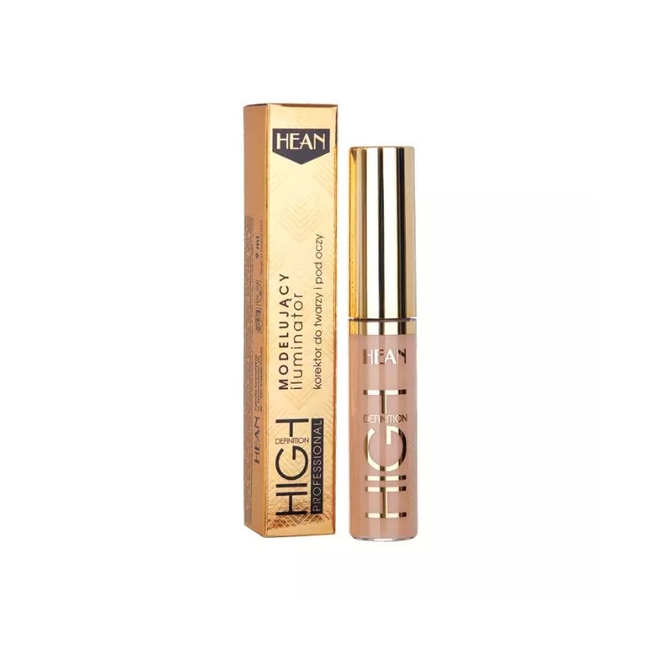 Hean High Definition rozświetlający Korektor do twarzy i pod oczy /103/ Ivory 9 ml