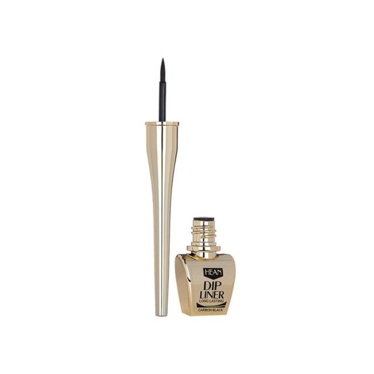 Hean Dip Liner plynno-żelowy Eyeliner do oczu z pędzelkiem Black 5 ml