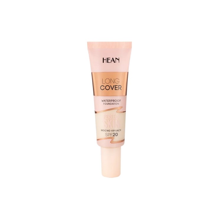 Тональна основа для обличчя Hean Long Cover waterproof Covering SPF20 /C1/ Ivory 25 мл