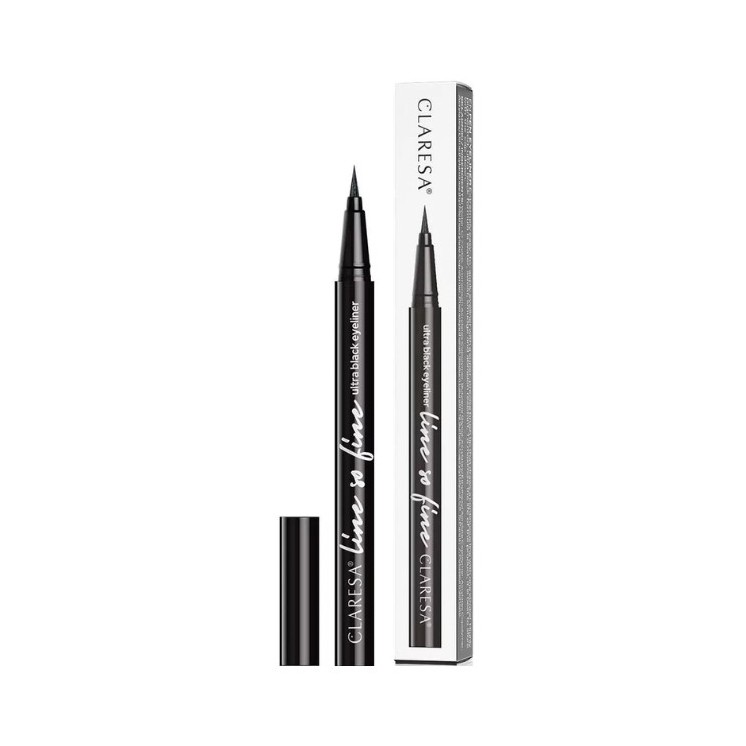 Claresa Line So Fine Eyeliner w pisaku Ultra Black 0,8 g