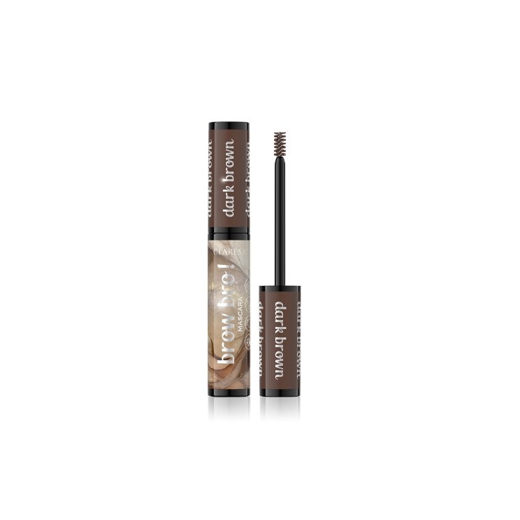 Claresa Brow Bro! Maskara do brwi /02/ Dark Brown 8 ml