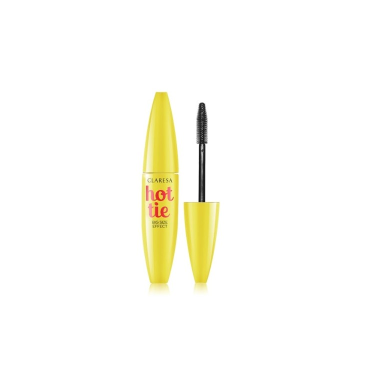 Claresa Hottie wydłużająco - pogrubiający Tusz do rzęs Deep Black 12 ml