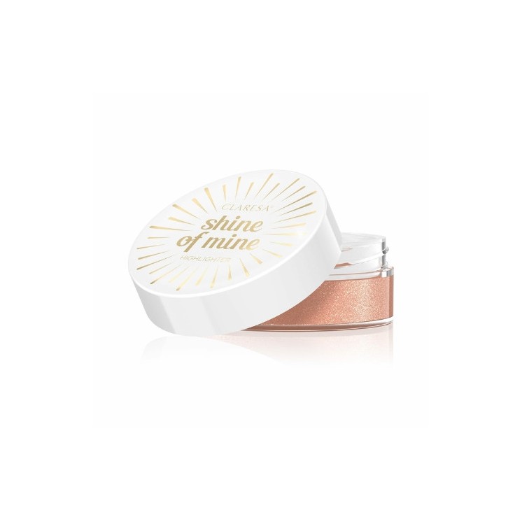 Claresa Shine Of Mine sypki Rozświetlacz do twarzy /13/ Rose Or Gold? 8 g