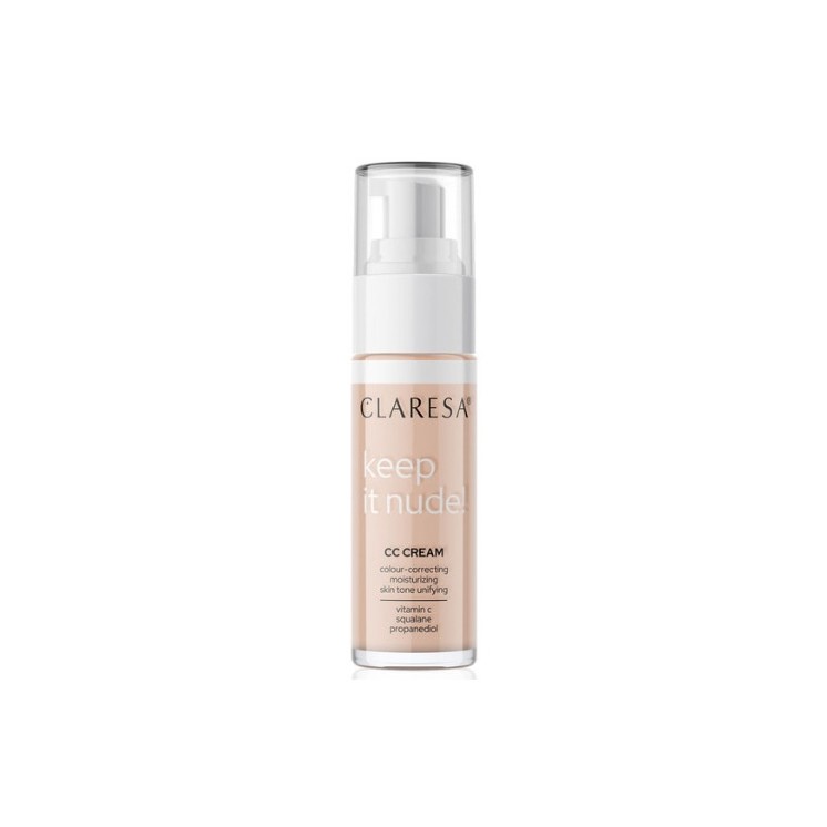 Claresa Keep Is Nude nawilżający Krem CC /102/ Warm Medium 33 g