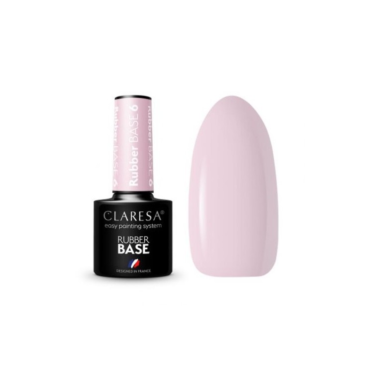 Claresa Baza hybrydowa do paznokci Rubber Base /6/ 5 g