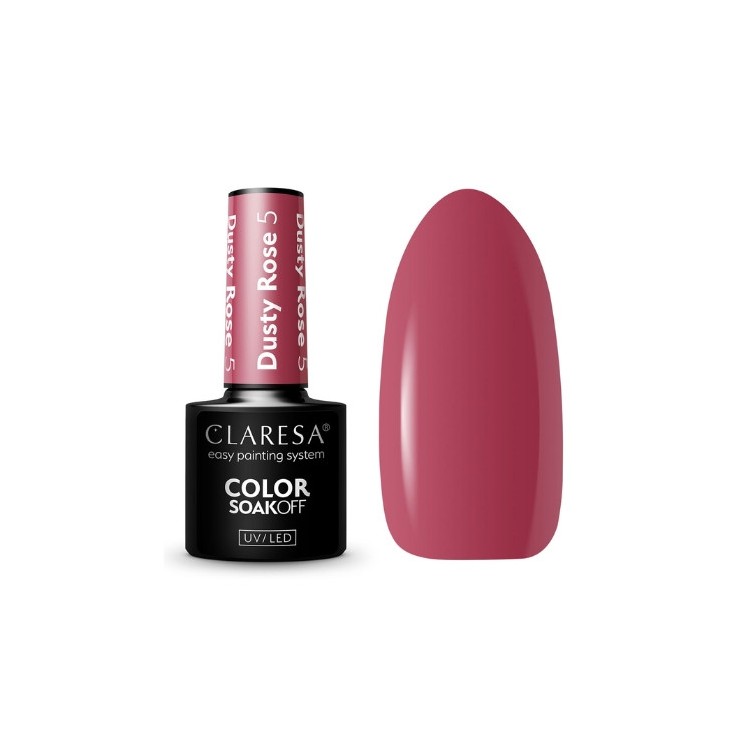Лак для нігтів Claresa Dusty Rose Hybrid / 5 / 5 г