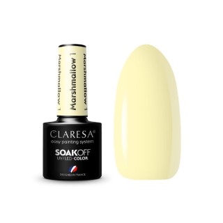 Claresa Marshmallow Lakier hybrydowy do paznokci /1/ 5 g Claresa Marshmallow Lakier hybrydowy do paznokci /1/ 5 g