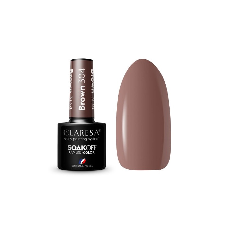 Claresa Brown Hybrid Nagellack /304/ 5 g