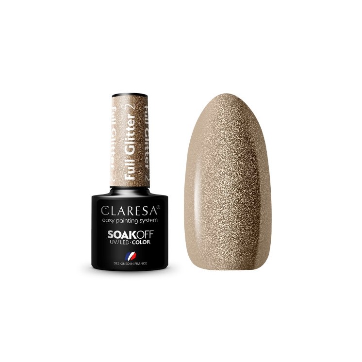 Claresa Full Glitter Hybrid Nagellack /2/ 5 g