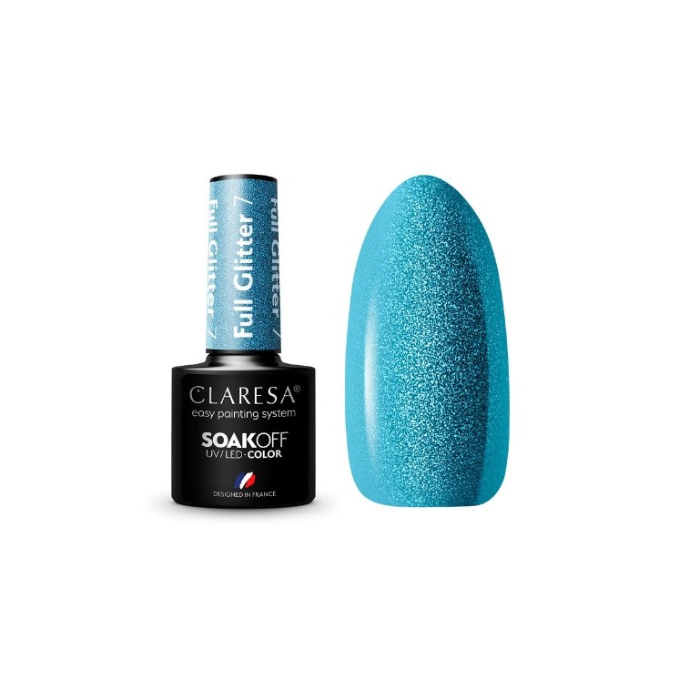 Claresa Full Glitter Hybrid nail polish /7/ 5 g