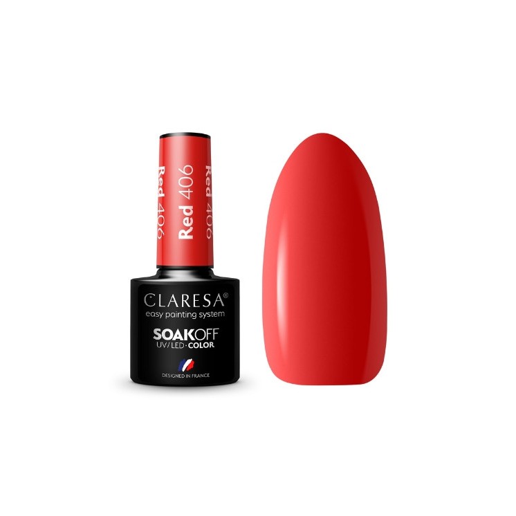 Claresa Red Hybrid Nagellack /406/ 5 g