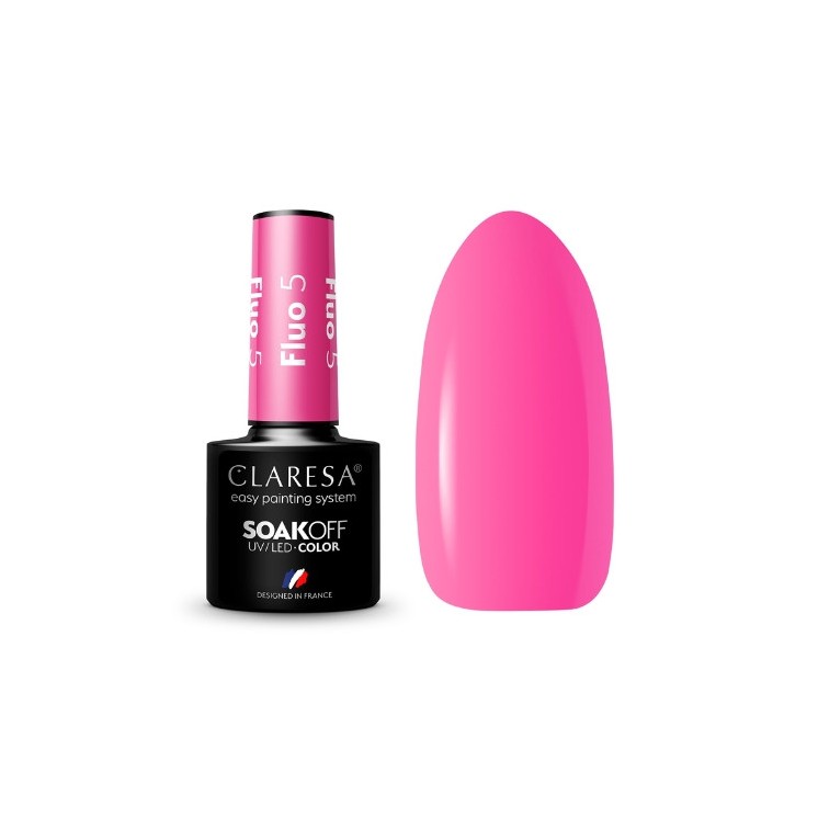 Claresa Fluo Hybrid Nagellack / 5 / 5 g