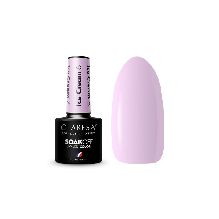 Claresa Ice Cream Hybrid nail polish /6/ 5 g