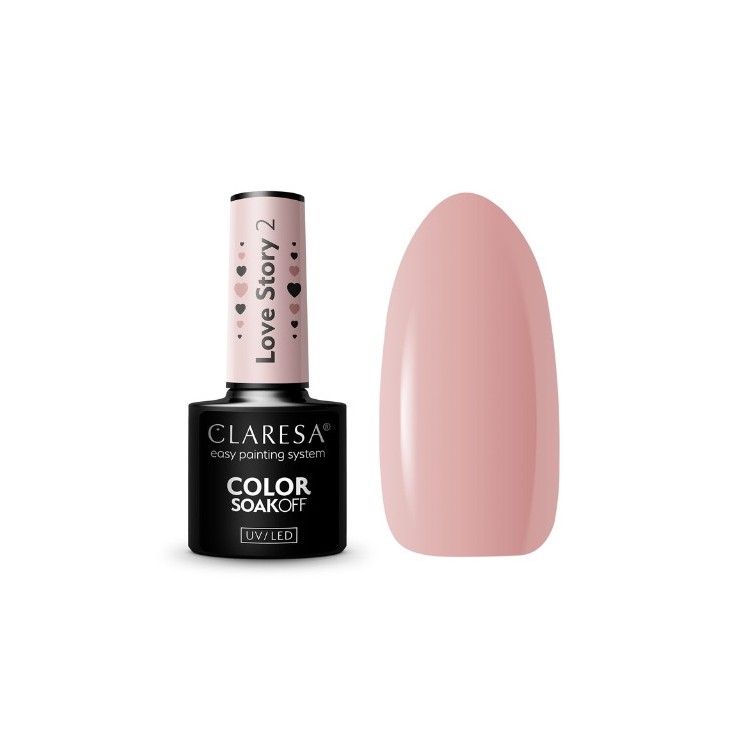 Claresa Love Story Hybrid nail polish /2/ 5 g
