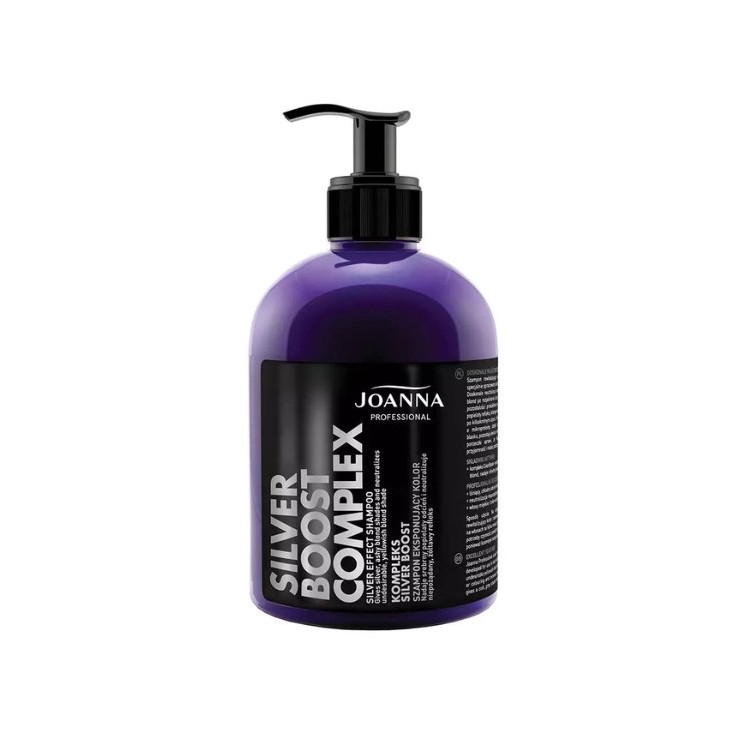 Joanna Professional SILVER BOOST KOMPLEKS Szampon do włosów eksponujący kolor srebrny 500 ml