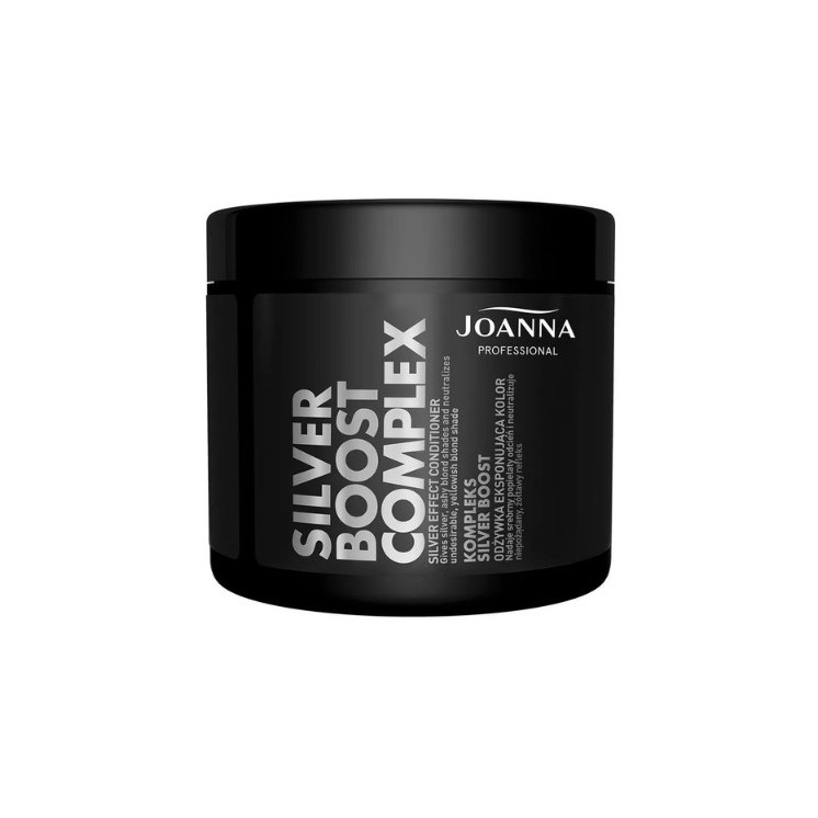 Joanna Professional SILVER BOOST KOMPLEKS Odżywka do włosów eksponujący kolor srebrny 500 ml