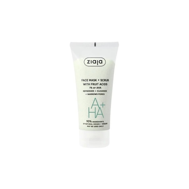 Ziaja Maseczka - Peeling do twarzy z kwasami owocowymi 55 ml