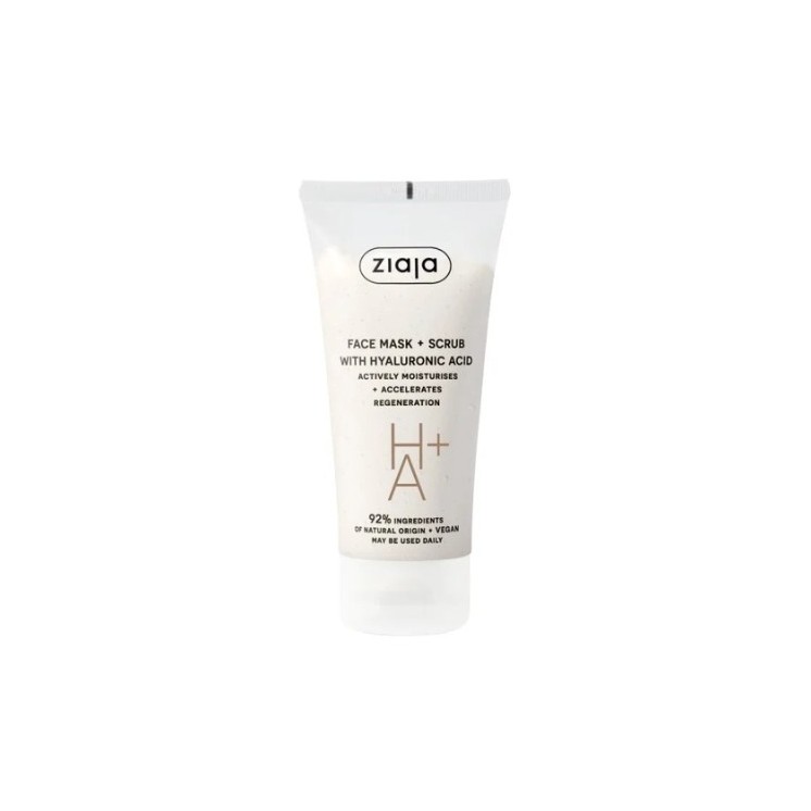 Ziaja Maseczka - Peeling do twarzy z kwasem hialuronowym 55 ml