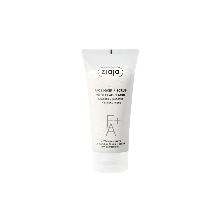 Ziaja Maseczka - Peeling do twarzy z kwasem elagowym 55 ml