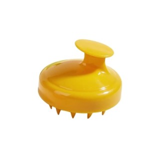 Silikon-Kopfhautmassagegerät, das das Haarwachstum stimuliert, Yellow 1 Stück