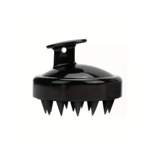 Silikon-Kopfhautmassagegerät zur Stimulierung des Haarwachstums, Black 1 Stück