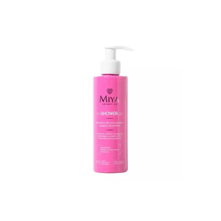 Miya Cosmetics mySHOWERgel naturalny Żel pod prysznic z Olejem Abisyńskim 190 ml