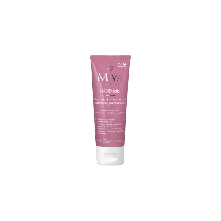 Miya Cosmetics HAND.lab pielęgnacyjny Krem do rąk rozjaśniający przebarwienia 60 ml