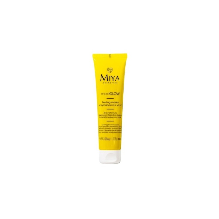Miya Cosmetics moreGLOW enzymatyczny Peeling - Maska do twarzy z witaminą C 60 ml