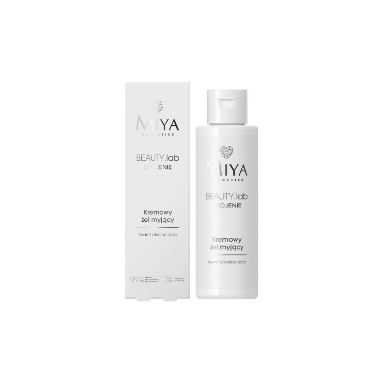 Miya Cosmetics BEAUTY.lab Ukojenie kremowy Żel myjący do twarzy i okolic oczu 100 ml
