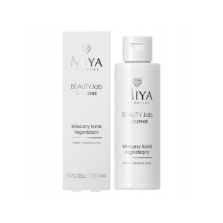 Miya Cosmetics BEAUTY .lab Beruhigender milchiger Toner beruhigend für Gesicht und Augenpartie 100 ml