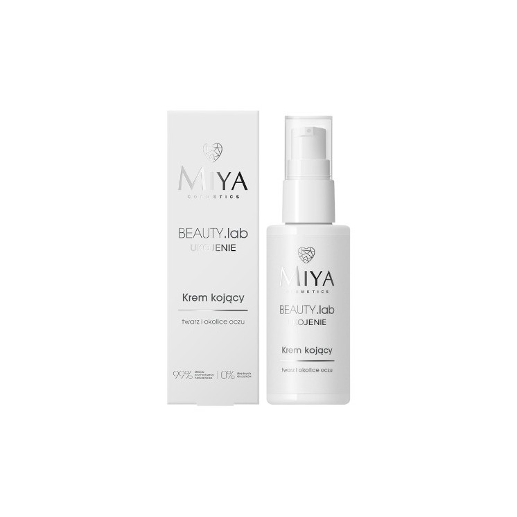 Miya Cosmetics BEAUTY.lab Ukojenie kojący Krem do twarzy i okolic oczu 50 ml