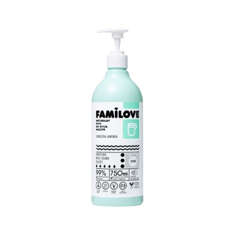 Натуральна рідина для миття посуду YOPE Familove 750 мл