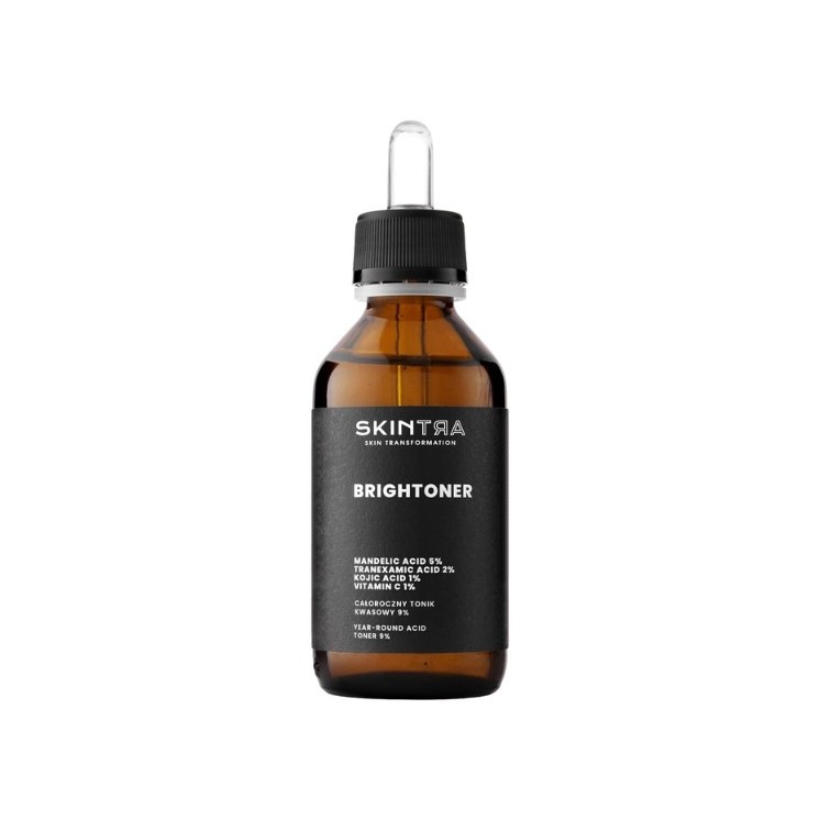 SkinTra Brightoner całoroczny Tonik do twarzy kwasowy 9% 100 ml