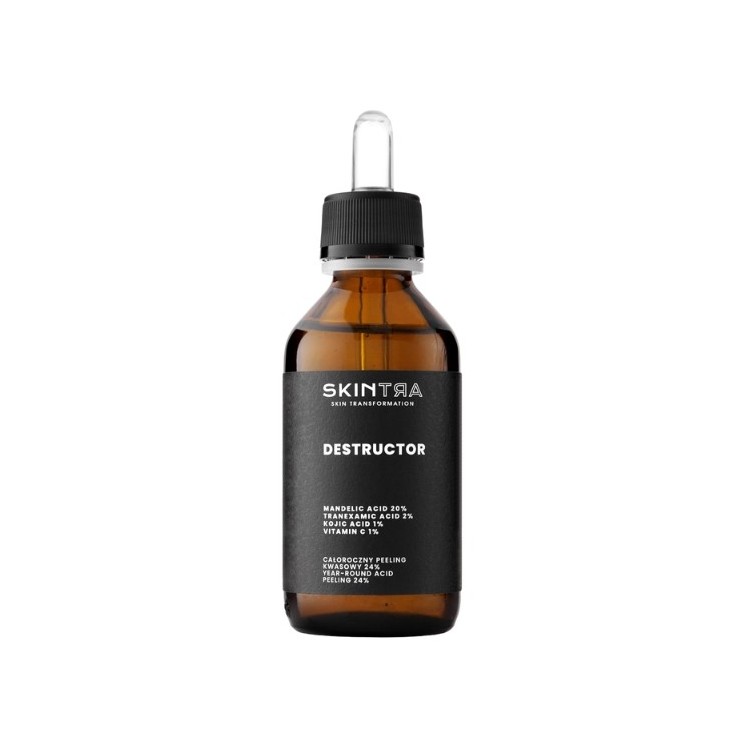 SkinTra Destructor całoroczny Peeling do twarzy kwasowy 24% 100 ml