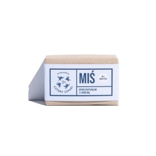Mydlarnia Cztery Szpaki natural Teddy Bear soap with Lanolin From the 1st day of life 110 g Mydlarnia Cztery Szpaki natural Teddy Bear soap with Lanolin From the 1st day of life 110 g
