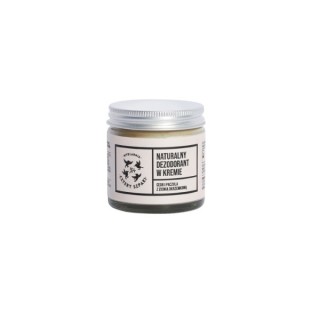 Mydlarnia Cztery Szpaki natural deodorant cream Cedar and Patchouli with Diatomaceous Earth 60 ml