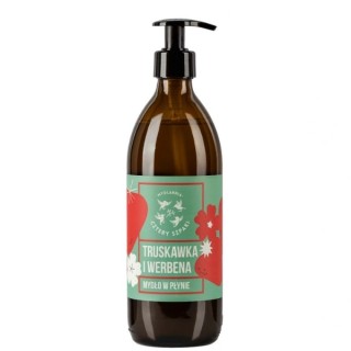 Mydlarnia Cztery Szpaki Flüssigseife Erdbeere und Eisenkraut 500 ml